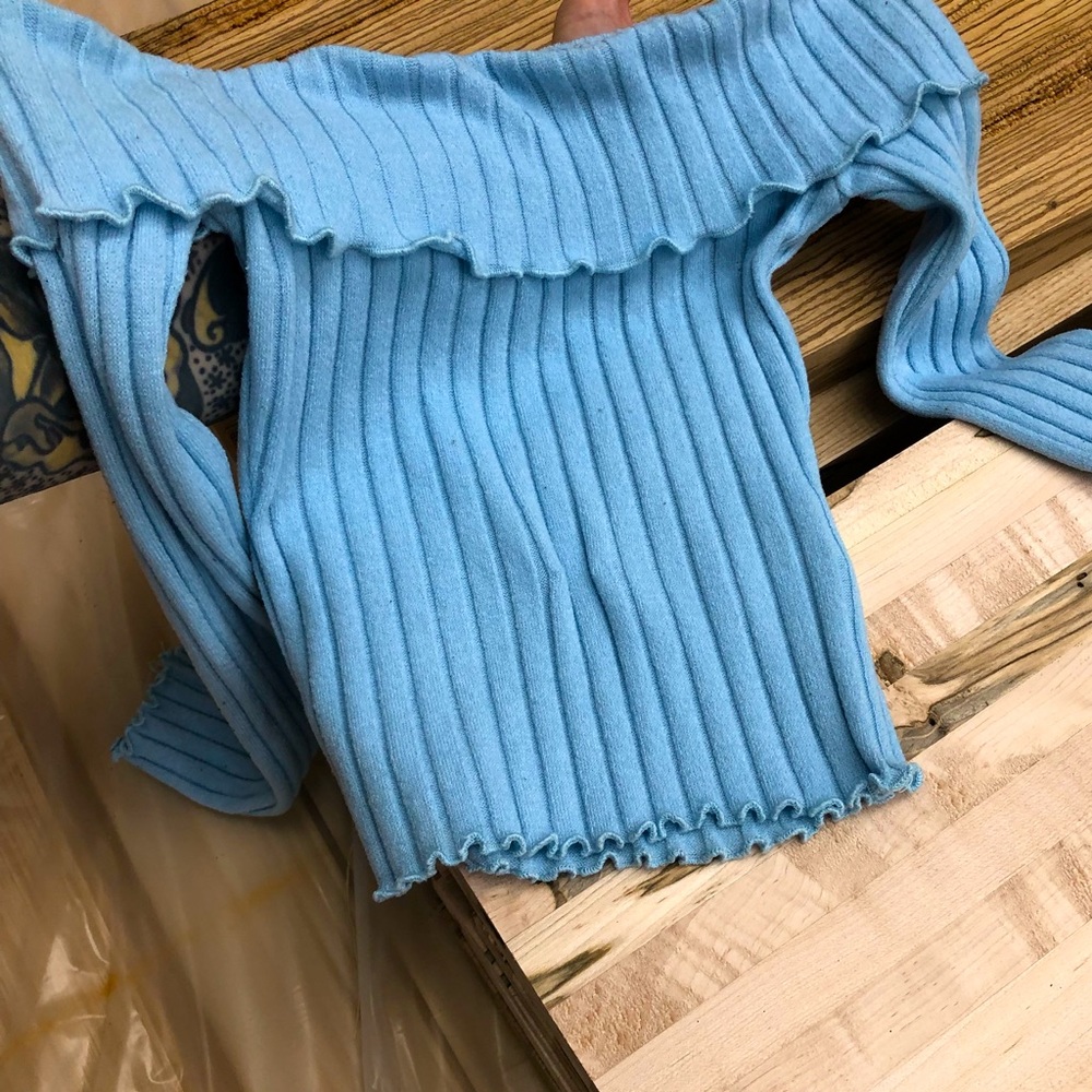 Papaya off shoulder top